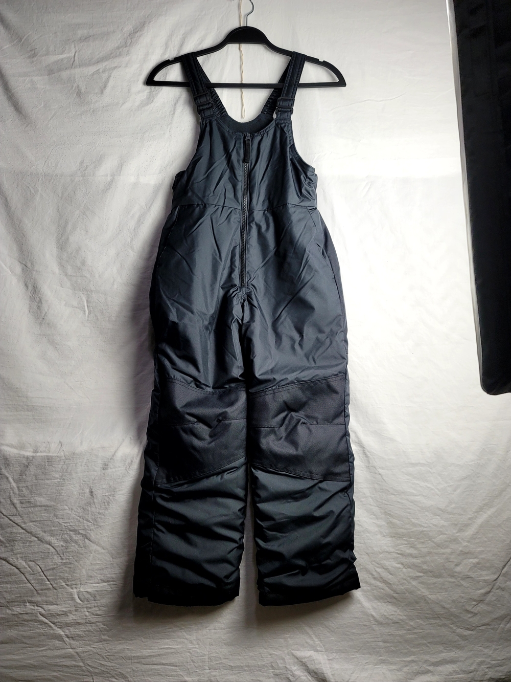 All in Motion Unisex Kids Snow Bib Pants Gray M Insulated Wind/Water Resistant